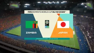 FIFA 23 PS4 | Zambia VS Japan - FIFA Women‘s World Cup 2023 | Group Stage | Gameplay PlayStation 4