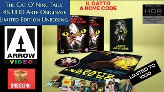 Unboxing The Cat O' Nine Tails (1971) Arte Originale 4K UHD Limited Edition Boxset From Arrow Video