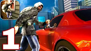 City Bank Robbery Thief Simulator : Cops Sneak Gameplay Walkthrough || Level 1 to 5 ||