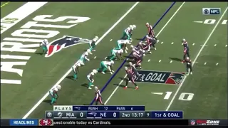 Cam Newton’s First Touchdown as a Patriot | Dolphins vs Patriots Week 1