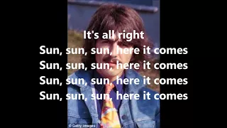 Here comes the sun with lyrics(George Harrison)