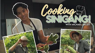 COOKING SINIGANG + TAGALOG CHALLENGE!? | Michael Jericho Sager