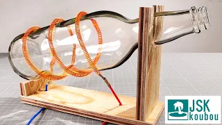 Amazing Bottle Cutter / How to Make a Homemade Glass Bottle Cutter