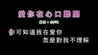 (伴奏版)鳳飛飛-愛你在心口難開(DIY卡拉OK字幕)