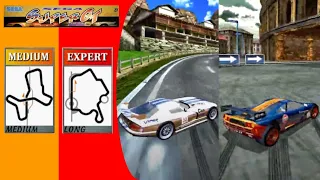 SEGA Super GT (Scud Race) - Medium and Expert | Dodge Viper and McLaren F1