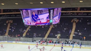 New York Rangers warm-up 10/25/2021