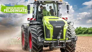 XERION im ersten Feldeinsatz: Amazone-Grubber am XXL-Traktor | TRECKERTOUR TAG 9