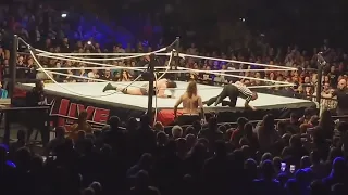 Top Ring Rope Breaks During Drew McIntyre vs. Bobby Lashley At WWE Live Event In England