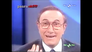 Pippo Baudo manda un saluto a Berlusconi a Domenica In 2006