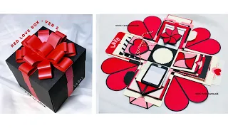 (Idea) RED LOVE BOX VER 2 (Black box version) || Hộp quà tình yêu đỏ (phiên bản vỏ đen) - NGOC VANG