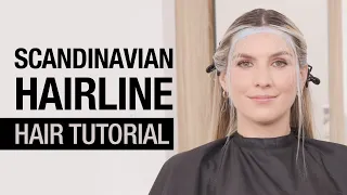 Scandinavian Hairline Blonding Technique | Trending Hair Color Tutorial | Kenra Color