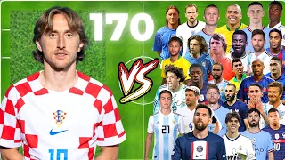 MODRIC 🆚 170 PLAYER / Pele - Messi - Neymar - Mbappe - Ronaldo