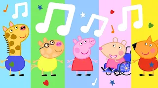 Peppa Pig en Español 🎵 La clase de Madame Gazelle | Canta con Peppa | Pepa la cerdita