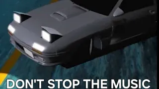 INITIAL D DON'T STOP THE MUSIC SCENE