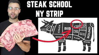 Steak School: New York Strip (Strip Steak) #shorts