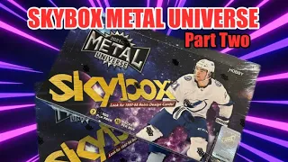 PART TWO: Opening Two More Boxes of Upper Deck Skybox Metal Hockey Cards!