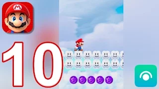 Super Mario Run - Gameplay Walkthrough Part 10 - World 3: Purple Coins (iOS)
