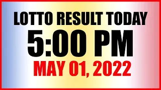 Lotto Result Today 5pm Draw May 1 2022 Swertres Ez2 Pcso