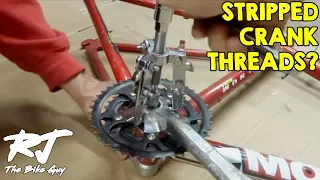 How To Remove Crank Arm With Stripped Threads