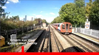 Central Line Cab Ride Epping to West Ruislip