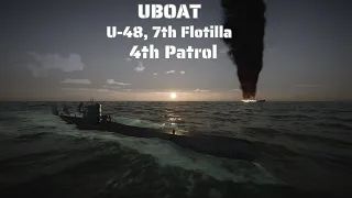 U-48 on 4th Patrol,98% Realism difficulty, Time to wreak havoc on the high seas!