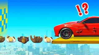 Parkouren Over Mensen! (GTA 5 Races)