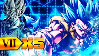 5x ZENKAI BUFFED LF FUSING GOGETA BLUE IS DISGUSTING! HE BECOMES UNBEATABLE! (Dragon Ball Legends)