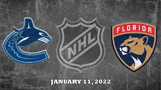 NHL Canucks vs Panthers | Jan.11, 2022