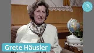 The healings and helps continue on a large scale - Grete Häusler in an interview in 1992