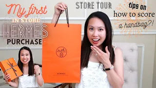 My First In-Store Hermes Purchase | Hermes Unboxing | Tips on Scoring Dream Bag