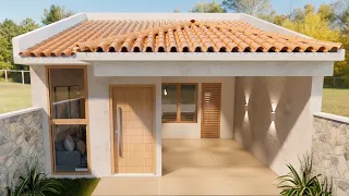 COZY SMALL HOUSE || MODERN DESIGN LOW COST !!