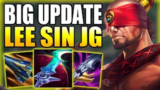 RIOT JUST GAVE LEE SIN JUNGLE A BIG UPDATE SO THIS IS HOW YOU CARRY WITH HIM! - League of Legends