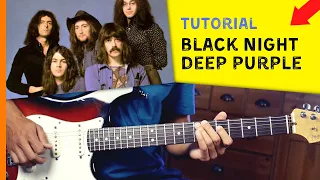Tutorial per Chitarra: BLACK NIGHT dei Deep Purple - Lezioni di Chitarra Elettrica Principianti
