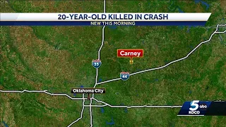 OHP: 20-year-old Oklahoma City man killed in motorcycle crash involving semitrailer in Lincoln Co...