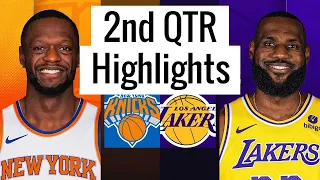 LA Lakers vs New York Knicks Full Highlights 2nd QTR | Feb 3 | NBA Regular Season 2024