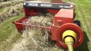 Fahr HD 360 -Zetor 4712 Baliranje