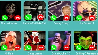 Momo Exe,Cartoon Cat Fake Video,Granny Trump,Ice Scream 2,Mr Meat,Santa Granny,Scary Butcher 3D,....