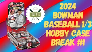 2024 BOWMAN BASEBALL 1/3 HOBBY CASE BREAK #1 - LIVE 5/9/2024