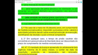 PARTE 2/2 - LEI 12.594/2012 (SINASE) SISTEMA NACIONAL DE ATENDIMENTO SOCIOEDUACATIVO