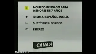 Заставка возрастного ограничения 7+ (Canal+ España, 2009)
