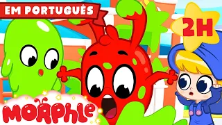 Morphle fica babado! | 2 HORAS DE MORPHLE! | Morphle em Português | Desenhos Animados para Crianças