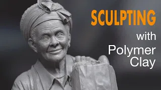 Sculpting a Grand Ma with Polymer Clay (timelapse)
