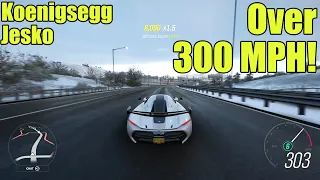 Forza Horizon 4 - Koenigsegg Jesko - Smash 300 mph!