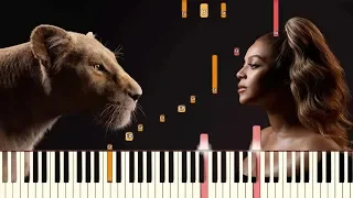Spirit - Beyoncé (From Disney's The Lion King) | Piano Tutorial (Synthesia)