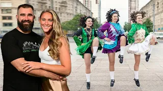 Unexpected Talent: Kylie Kelce Reluctantly Displays Irish Dancing Prowess, Putting Jason in a Bind"