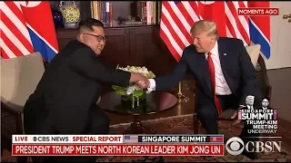 Live: Continuing coverage of the North Korea summit as Kim Jong Un and Trump hold historic meeting