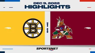 NHL Highlights | Bruins vs. Coyotes - December 9, 2022