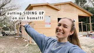 putting up SIDING on our HOME! | VLOGMAS Day 15