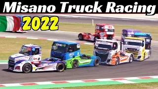 European Truck Racing Championship - Misano 2022 Highlights - Crashes, Powerslides, Smoke & More!