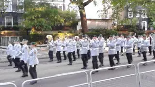 Beating retreat  2015 massed bands birdcage walk